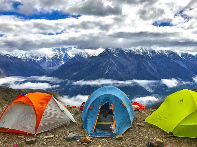 Camping near Manali riverside